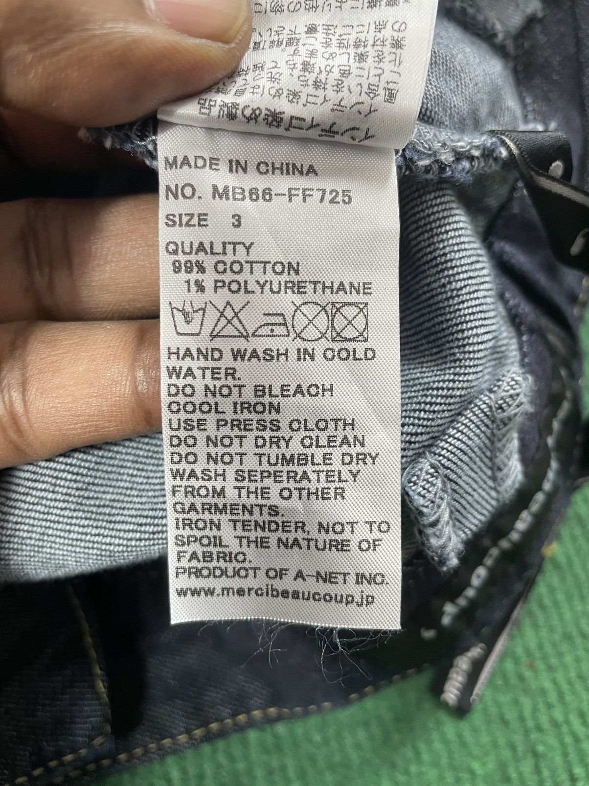 mercibeaucoup Mercibeaucoup Multi Pockets Rare Design Jeans Size US 33 - 14 Thumbnail