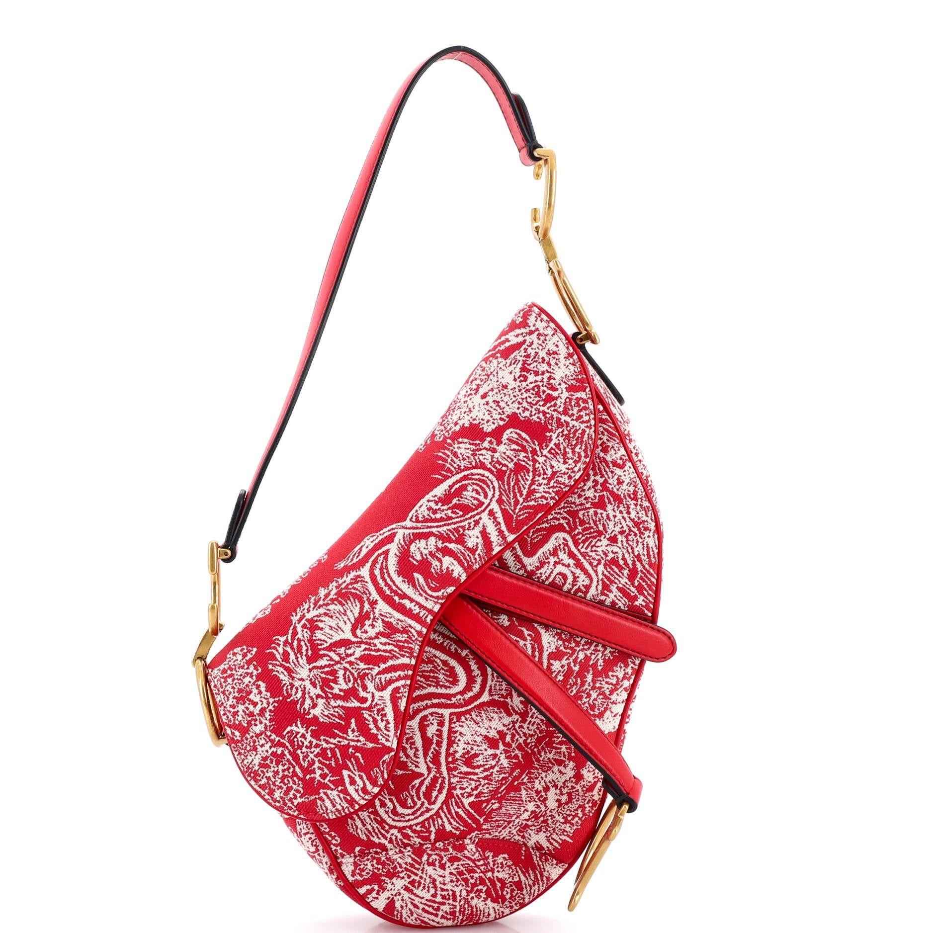 Dior Toile De Jouy Saddle Bag Size ONE SIZE - 1 Thumbnail