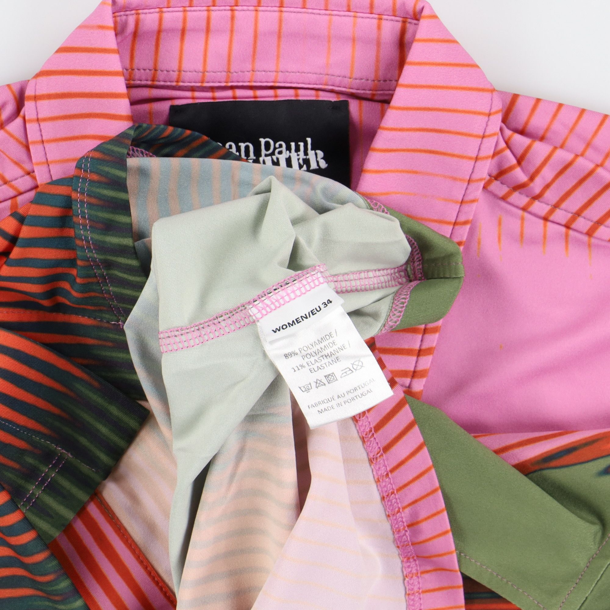 Jean Paul Gaultier × Y/Project Pink Khaki Body Morph Shirt Size S / US 4 / IT 40 - 7 Thumbnail