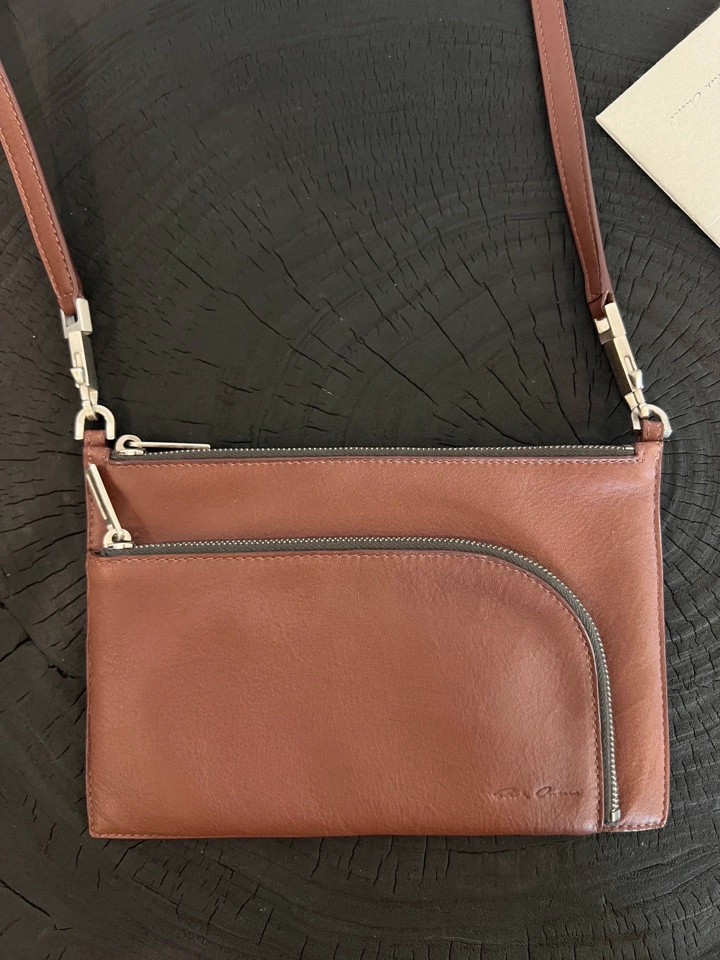 Rick Owens Rick Owens Bloody Calfskin Crossbody/Shoulder Bag Like New Size ONE SIZE - 1 Thumbnail
