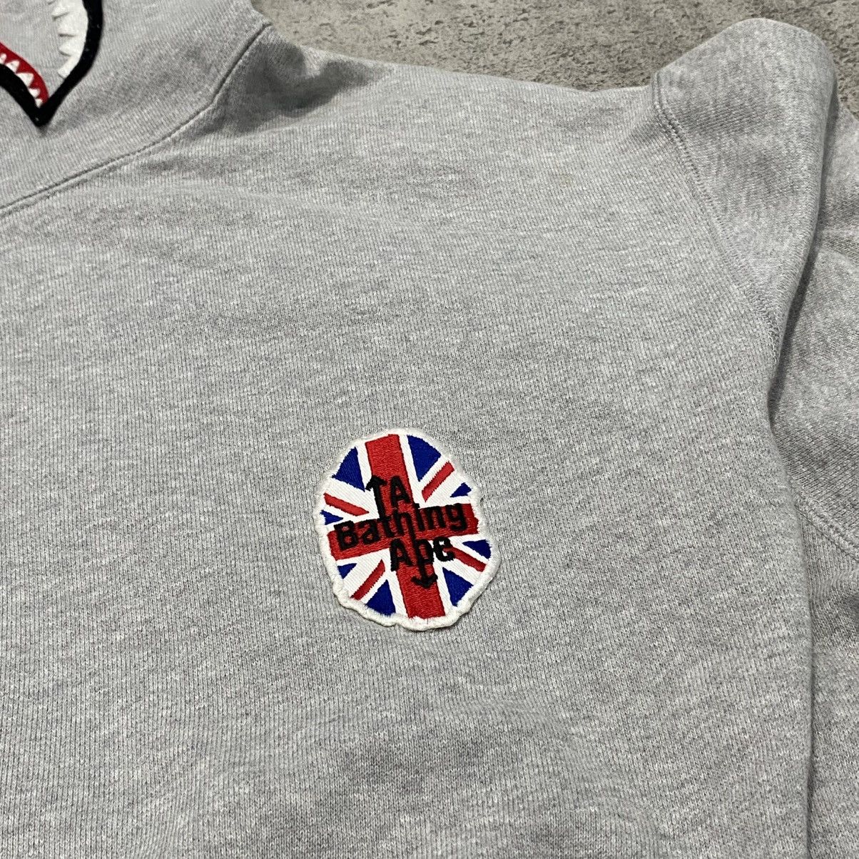 Bape Bape Shark NFS Limited Gray Hoodie Size US XL / EU 56 / 4 - 3 Thumbnail