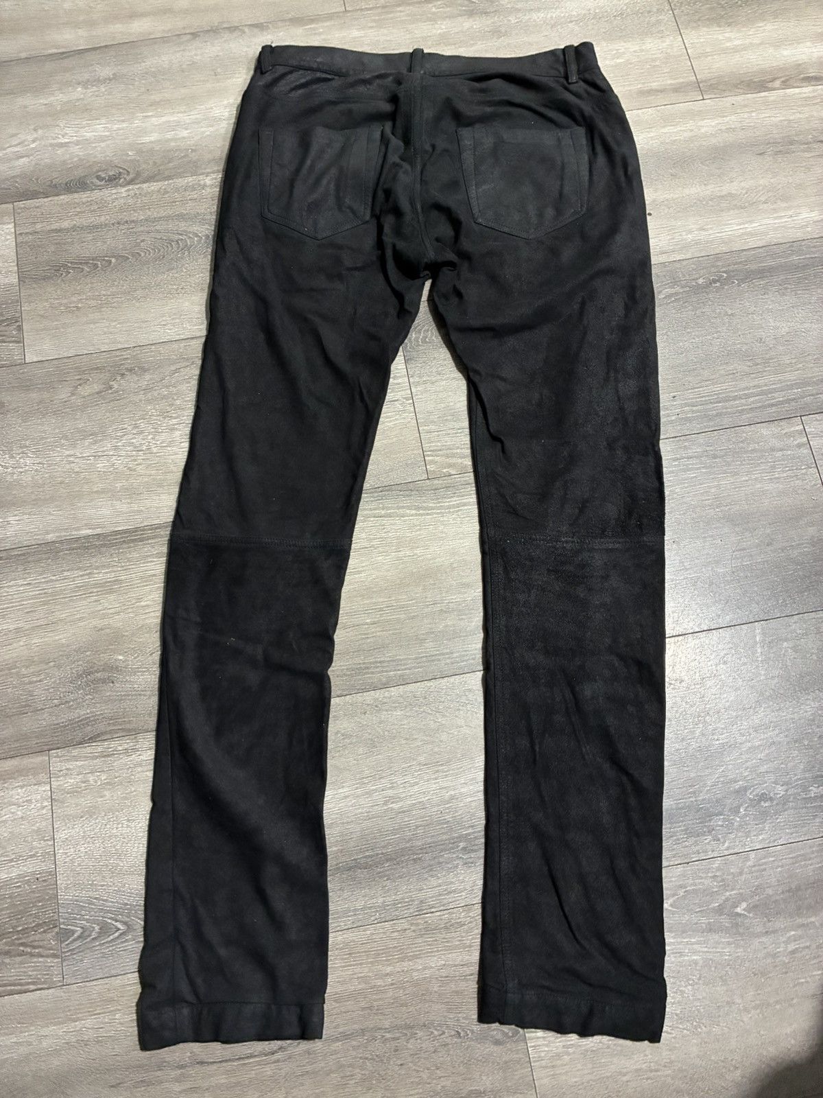 Rick Owens Olmar Lamb Leather Pants Size US 30 / EU 46 - 3 Thumbnail