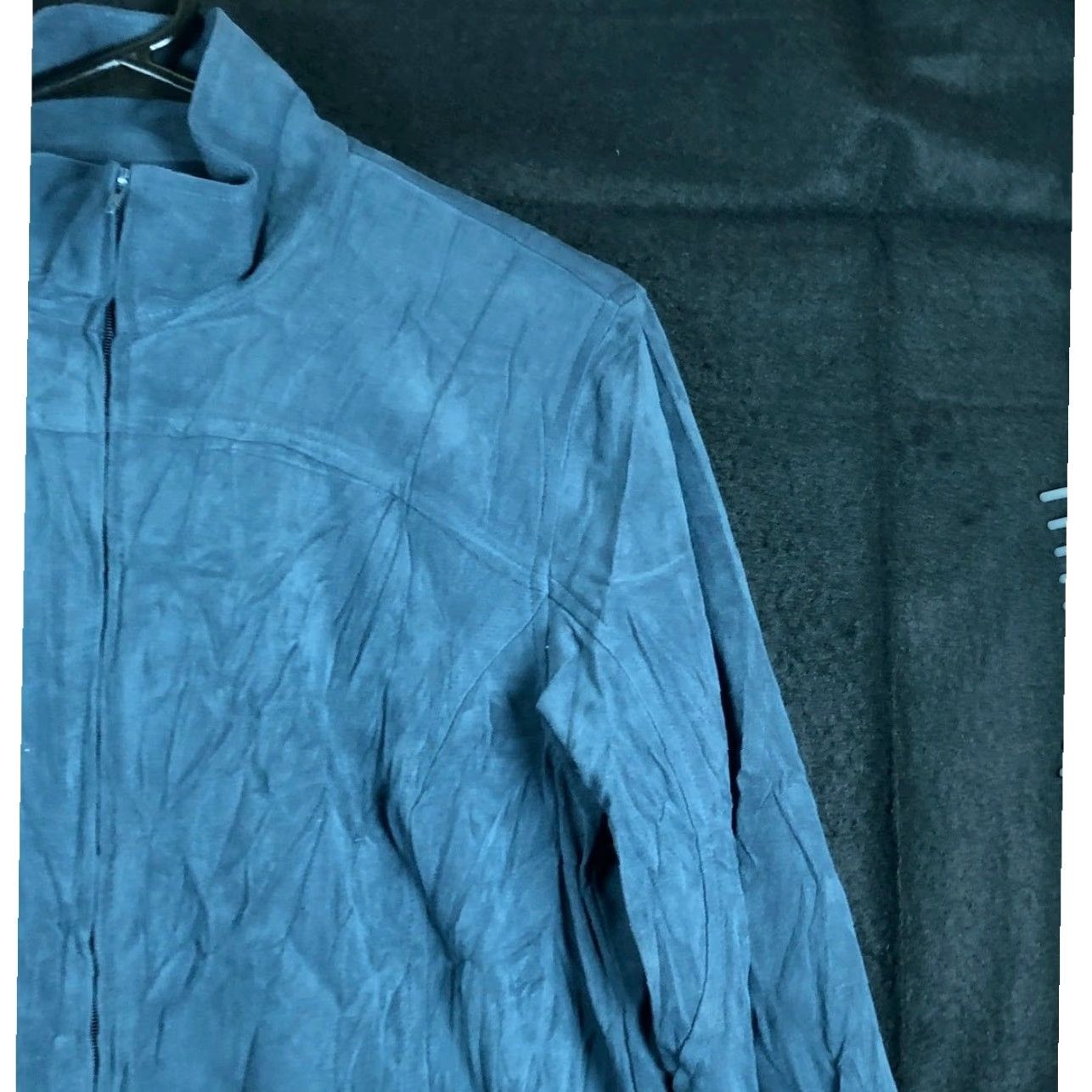 Orvis Orvis Womens Jacket Blue Petite Full Zip Casual Pockets Stretch 4P Denim Polyester All Seasons Mid-Length Womens Size S / US 4 / IT 40 - 5 Thumbnail