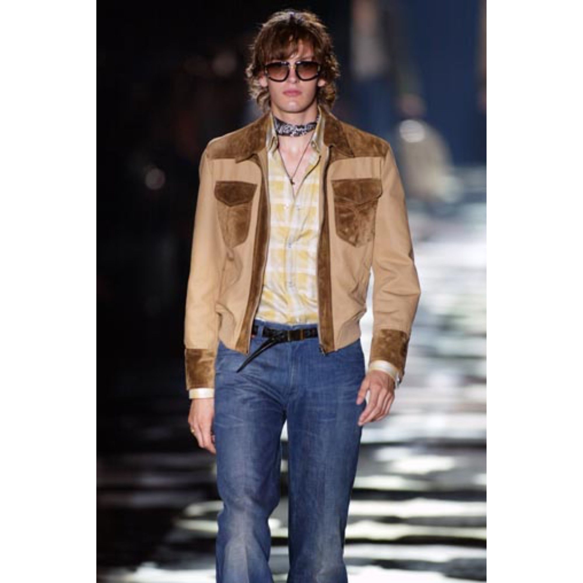 Gucci Gucci by Tom Ford SS04 Suede Western Jacket Size US M / EU 48-50 / 2 - 2 Thumbnail