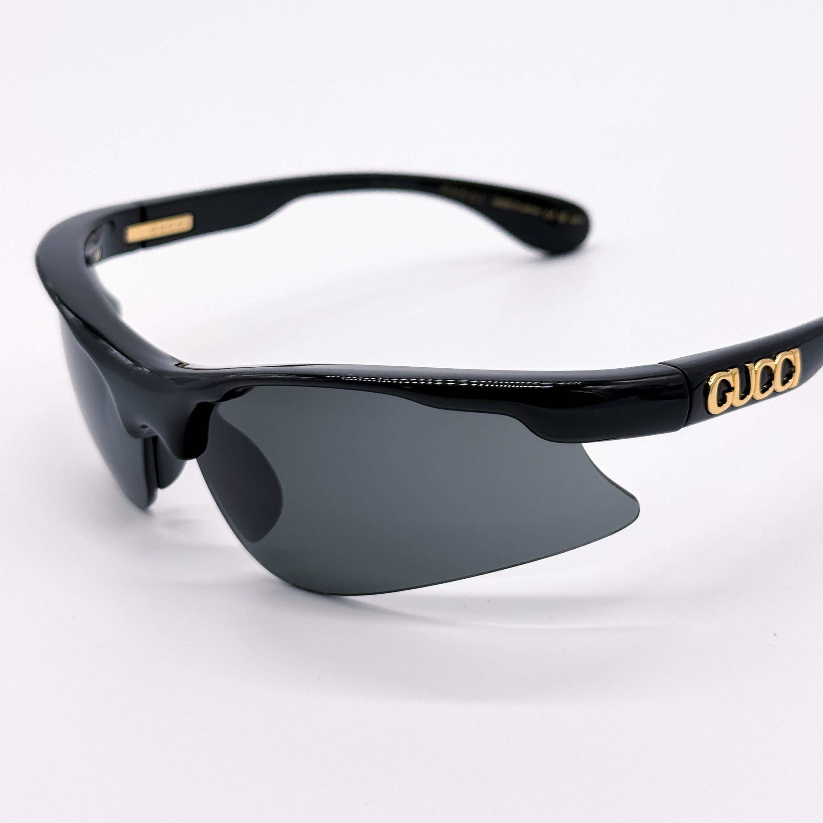 Gucci NEW GUCCI GG1774S 006 BLACK GREY MASK UNISEX SUNGLASSES Size ONE SIZE - 5 Thumbnail