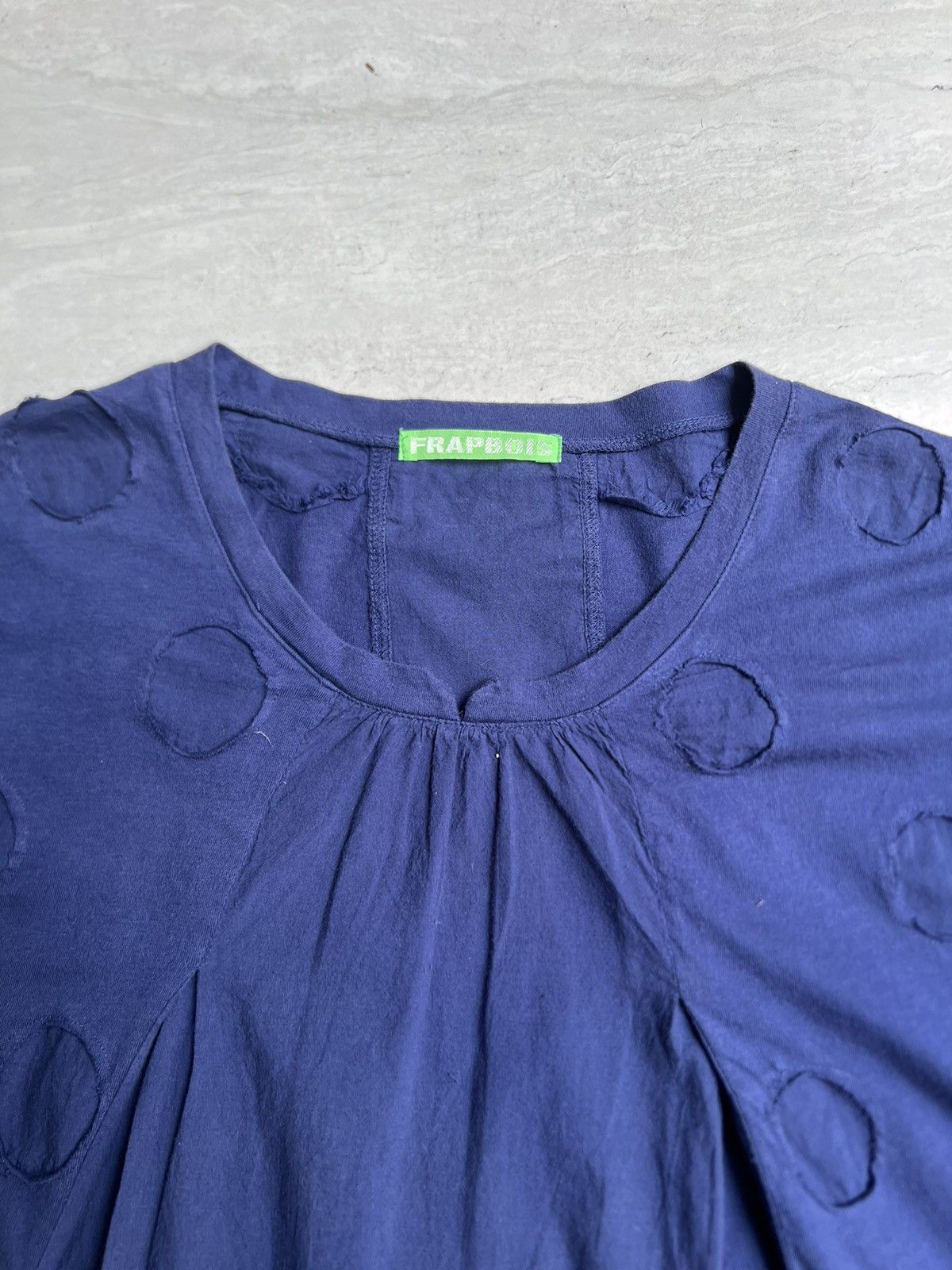 Frapbois FRAPBOIS Issey Miyake Blue T-shirt Size US M / EU 48-50 / 2 - 9 Thumbnail