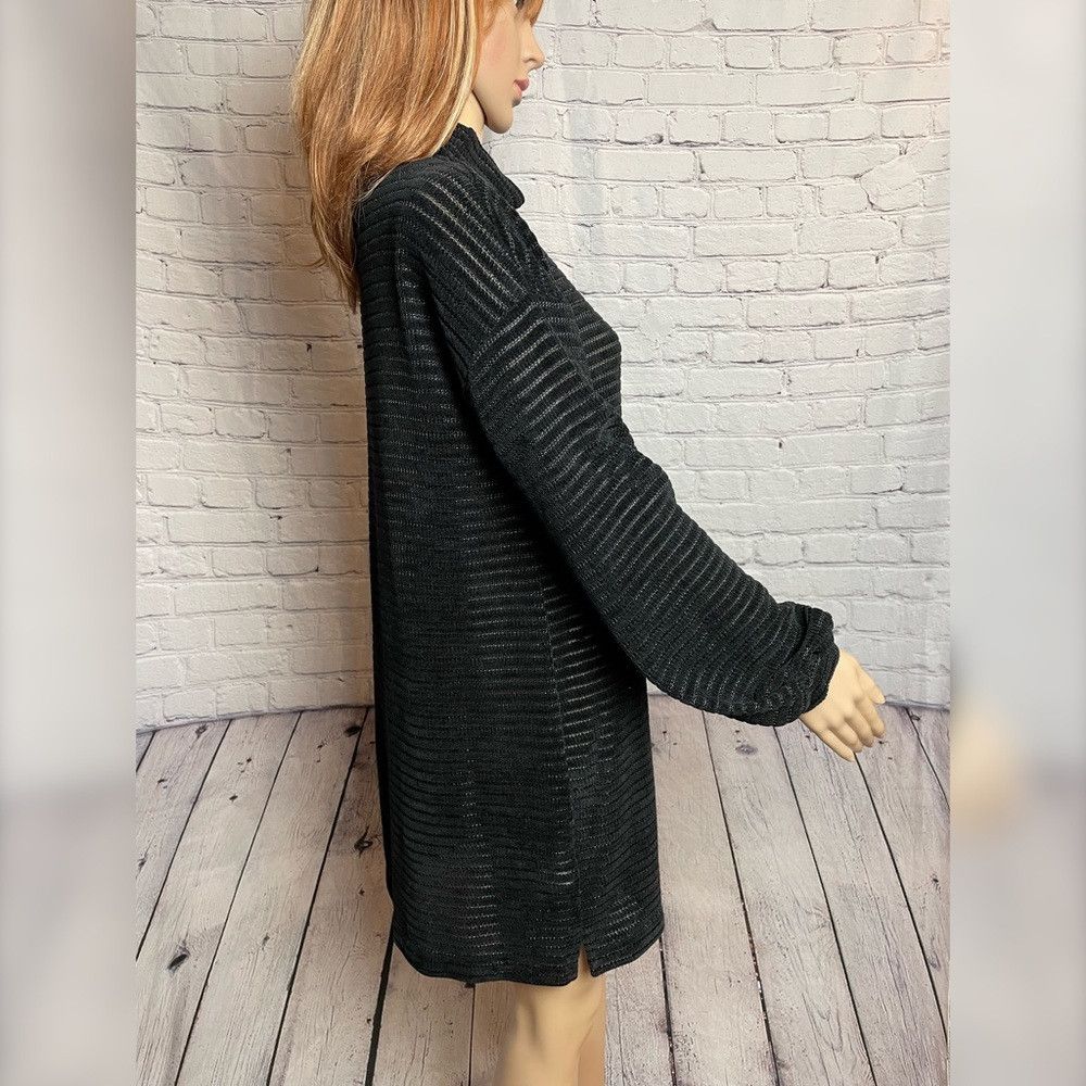 Other NWT New $88 BCBGeneration Black Knit Velvet Sweater Dress T Size M / US 6-8 / IT 42-44 - 3 Thumbnail