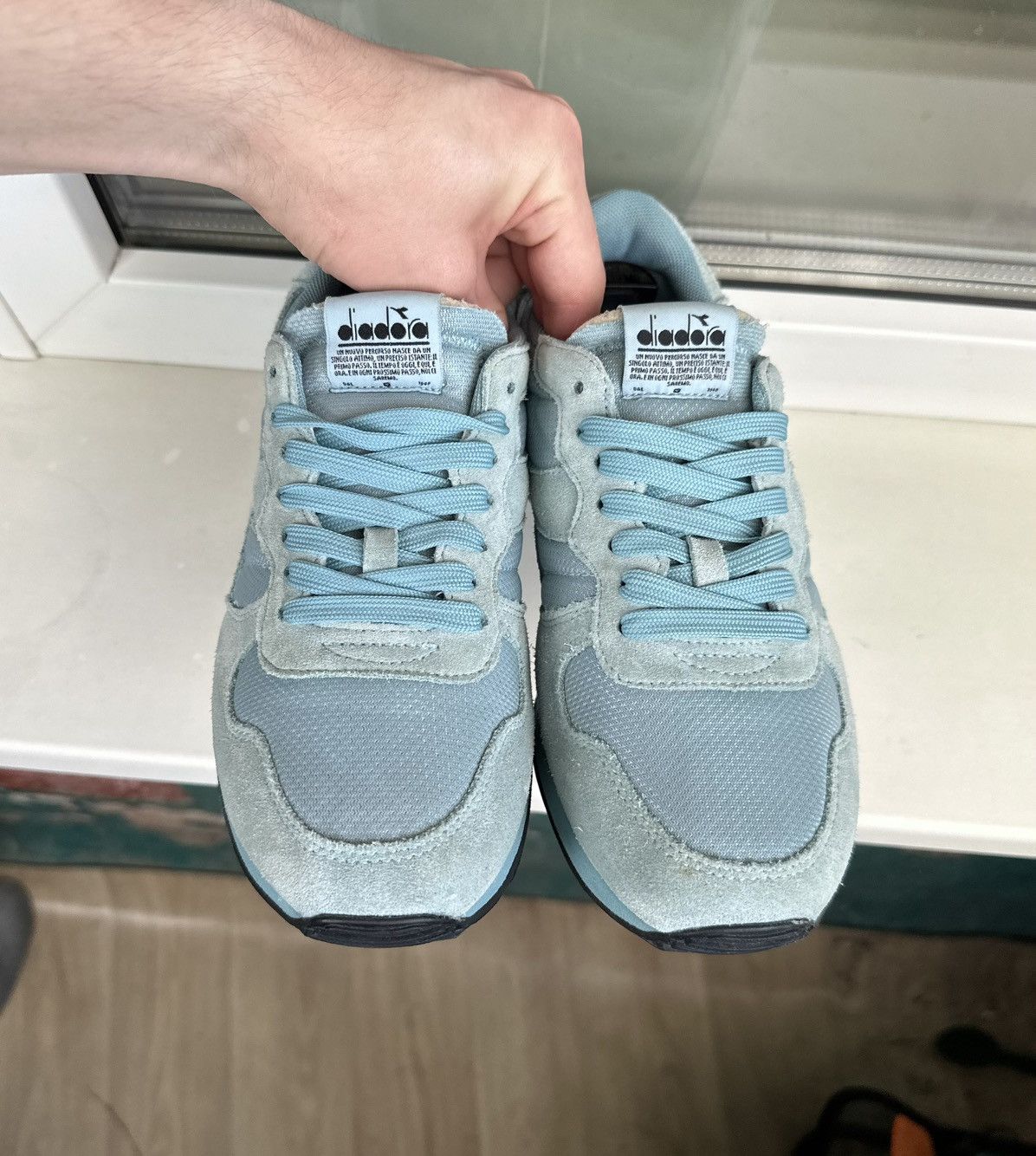 Diadora Diadora Camaro Teal Suede Sneakers 8 Us/39,5 Eur/25,5 Cm Size US 7 / EU 40 - 3 Thumbnail