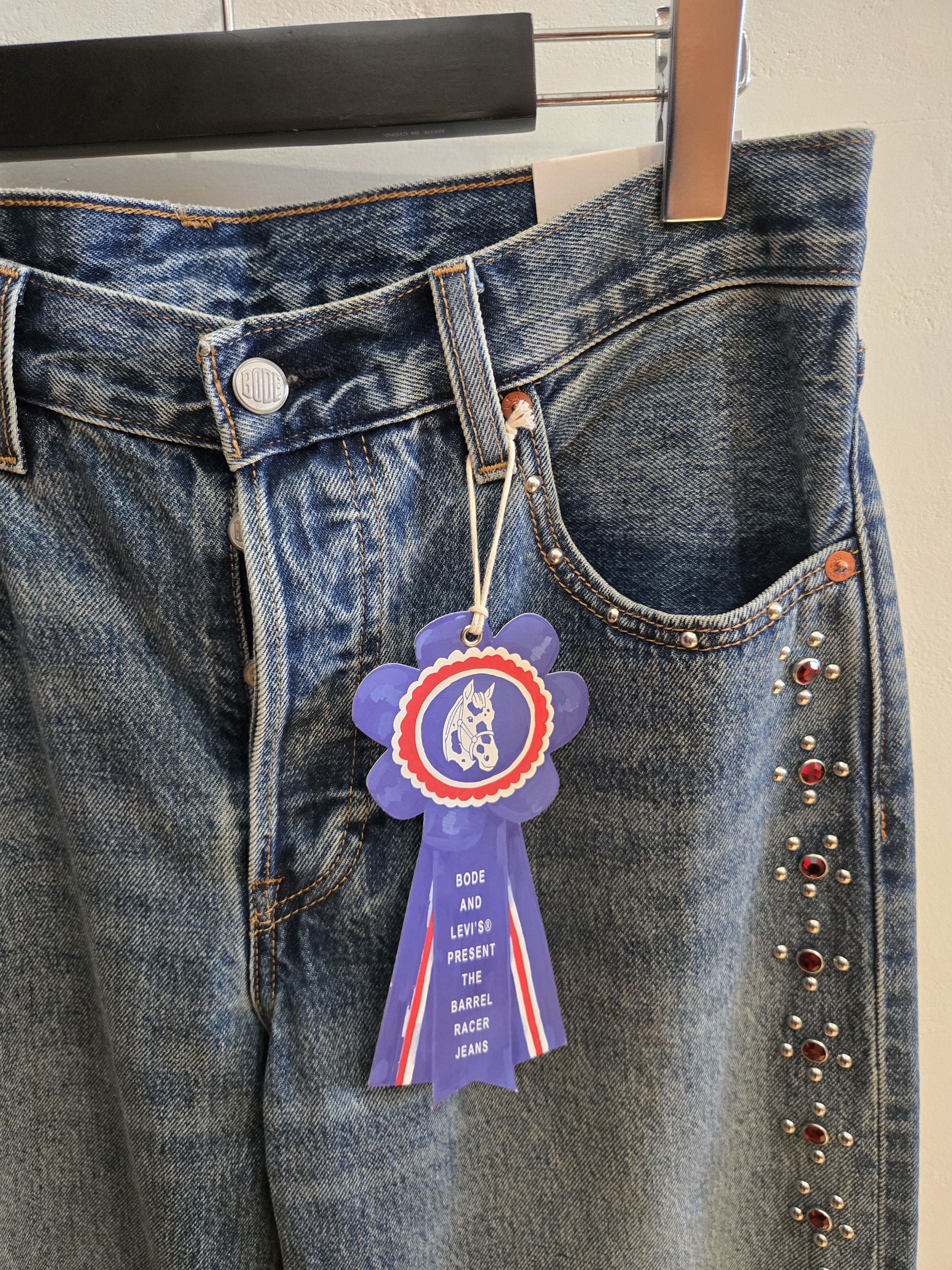 Bode bode x levi's barrel racer jean 30 x 32 Size US 30 / EU 46 - 3 Thumbnail