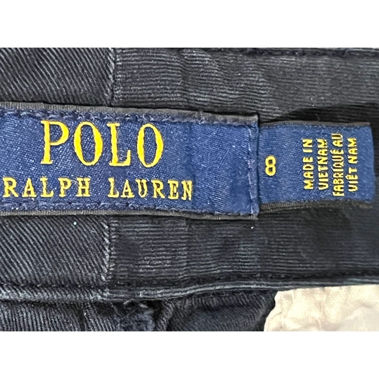 Polo Ralph Lauren Polo Ralph Lauren Chino Bermuda Shorts Size 8 Navy Flat Front Preppy Womens Size 30" / US 8 / IT 44 - 4 Thumbnail