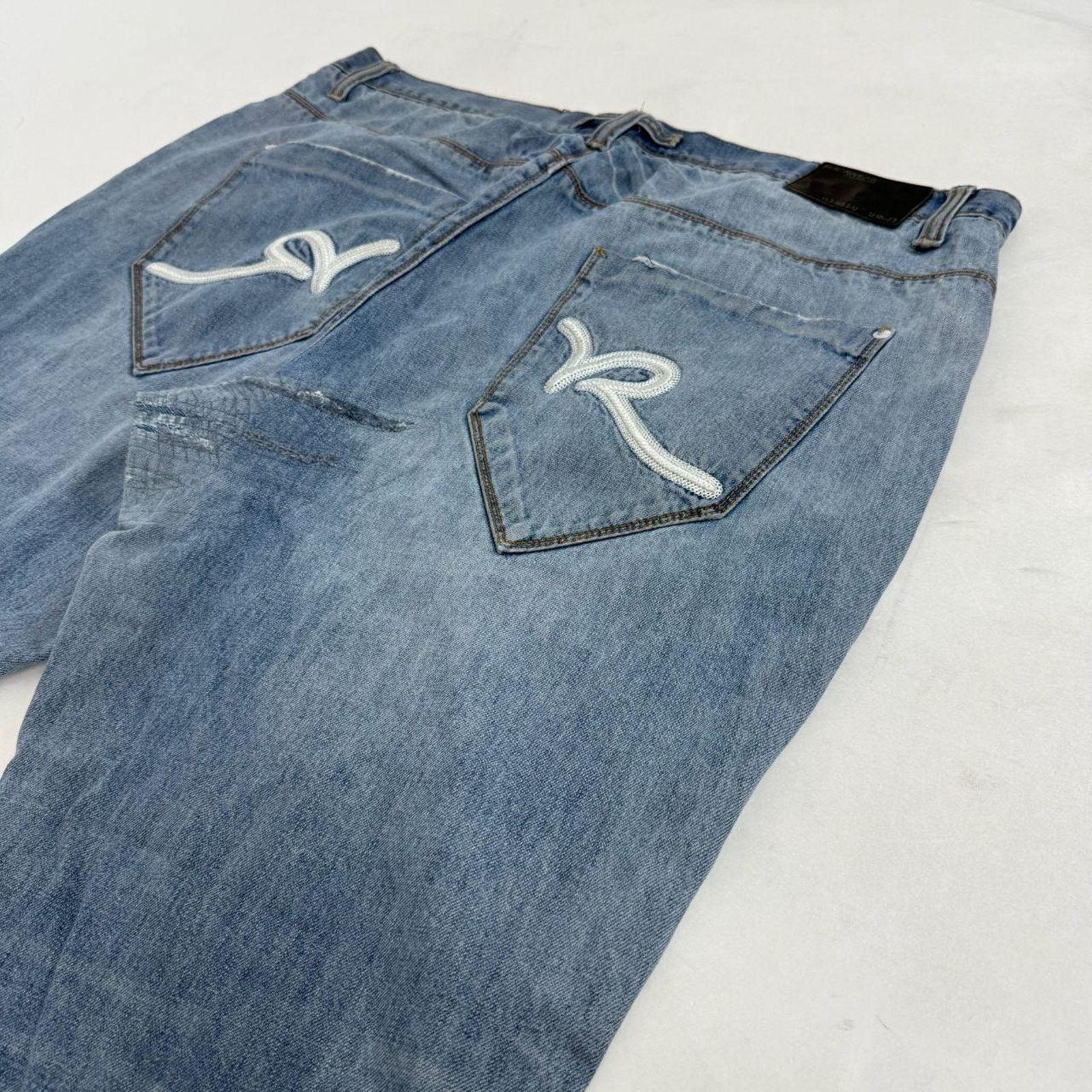 JNCO × Rocawear × Vintage Vintage y2k grunge archive rocawear faded baggy rare jeans Size US 42 / EU 58 - 2 Thumbnail