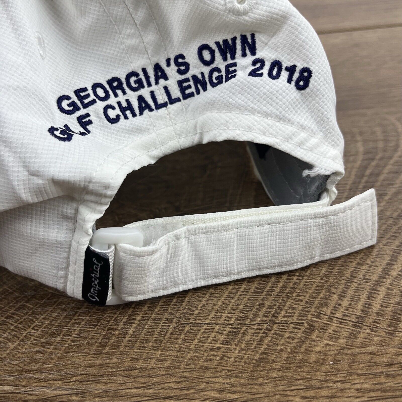 Other Georgia's Golf Channel Hat Carpediegup CCC White Hat Adjusta Size ONE SIZE - 13 Thumbnail