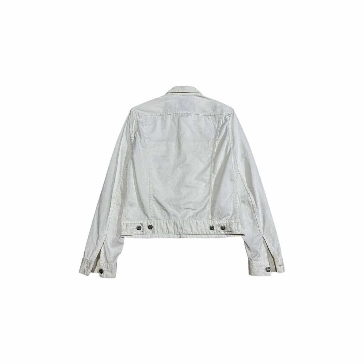 Engineered Garments × Needles × Nepenthes 🔥Vintage Engineered Garments White Denim Trucker Jacket Size US S / EU 44-46 / 1 - 11 Thumbnail