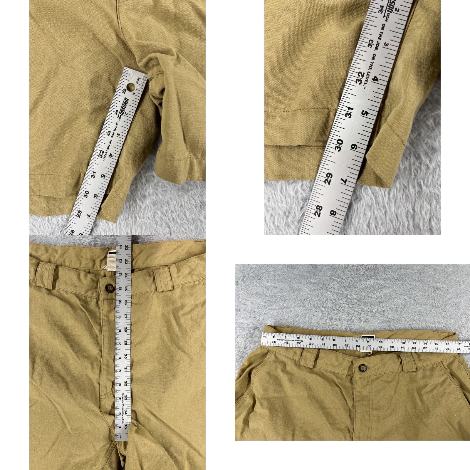 The North Face The North Face Short Men 38 Beige Nylon Polyester Zipper Pocket Cargo 7 Inseam Regular 38x7 Chino Canvas Golf Casual Travel Size US 38 / EU 54 - 8 Thumbnail