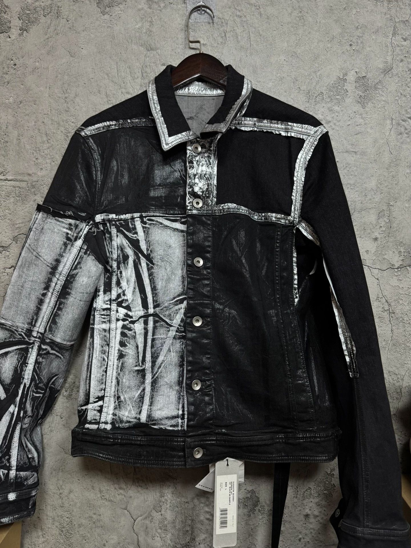 Rick Owens Rick Owens Denim Black Light Jacket L Men Size US L / EU 52-54 / 3 - 1 Thumbnail