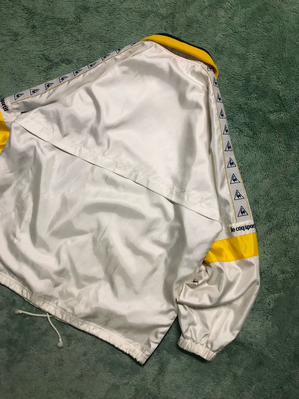 Le Coq Sportif VINTAGE 90s LE COQ SPORTIF SIDE TAPE WINDBREAKER JACKET Size US XL / EU 56 / 4 - 7 Thumbnail