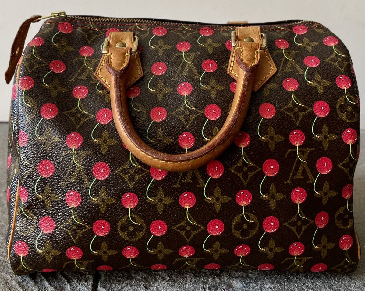 Louis Vuitton × Takashi Murakami Louis Vuitton - Takashi Murakami - SS2005 -Cerises Speedy 25 Size ONE SIZE - 5 Thumbnail