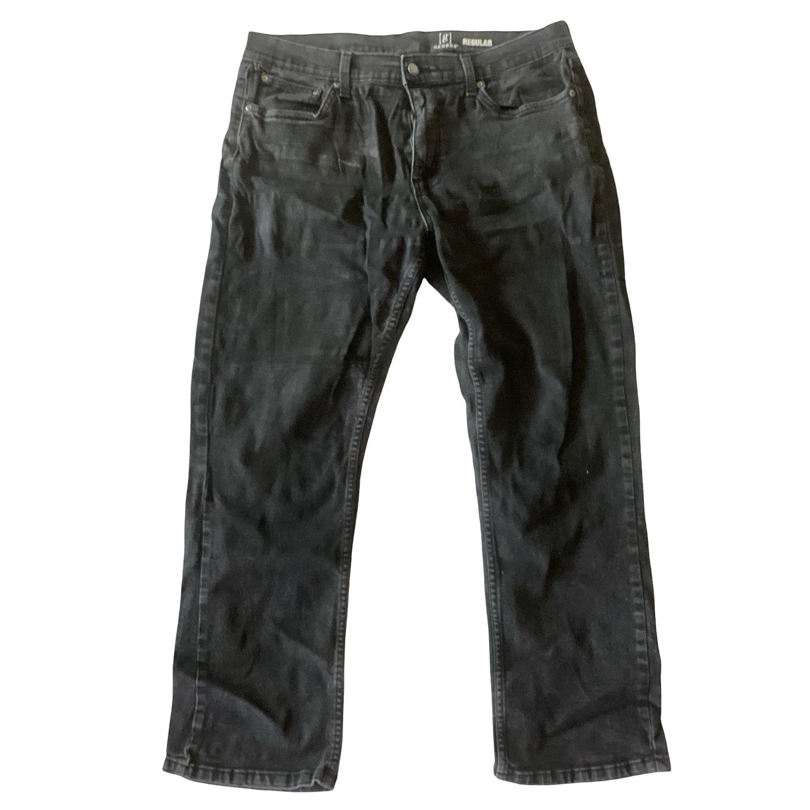 George George Regular Straight Jeans, 34x30 Size US 34 / EU 50 - 2 Thumbnail