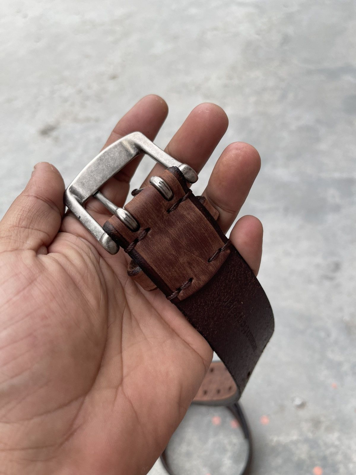 semanticdesign Semantic Design Leather Belt x Roen x In The Attic W35-36 Size 36 - 3 Thumbnail