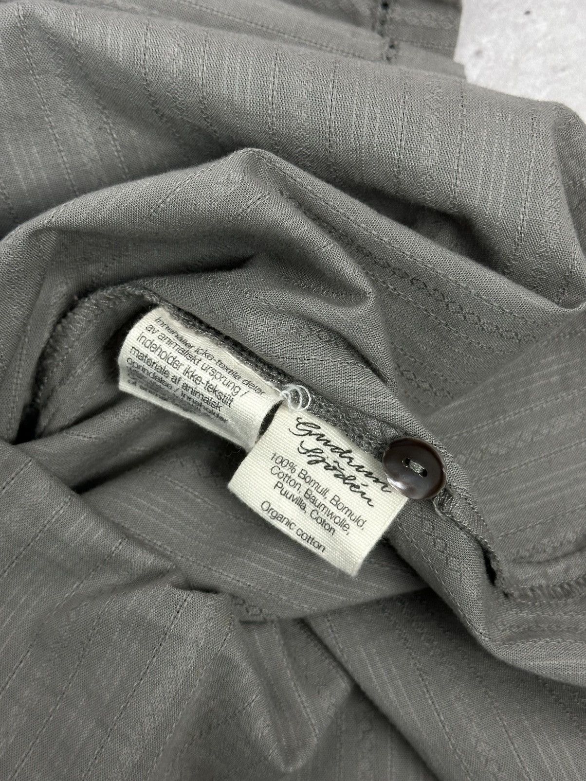 Designer Gudrun Sjoden Organic Cotton 1/4 Sleeve Blouse Size M / US 6-8 / IT 42-44 - 9 Thumbnail