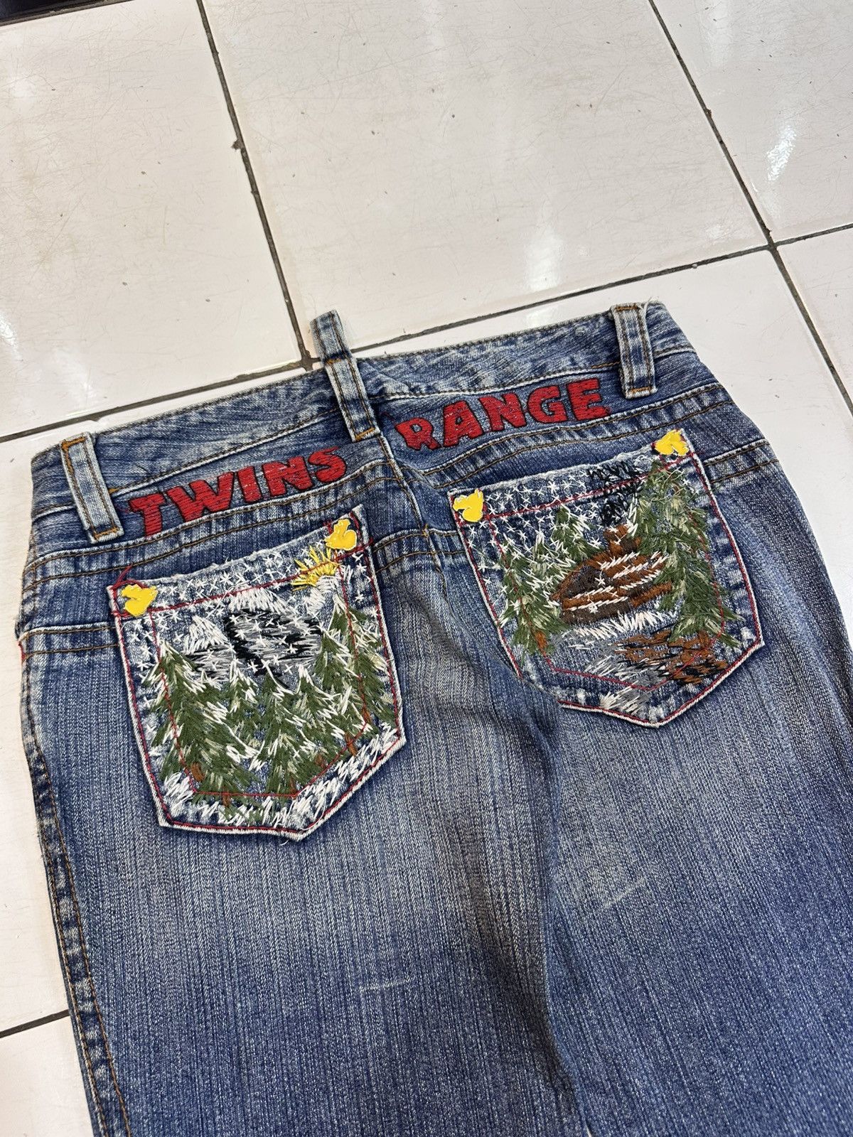 GOA 2000s Distressed Dsquared2 Flare Y2K Jeans Goa Lgb Style Size US 30 / EU 46 - 5 Thumbnail