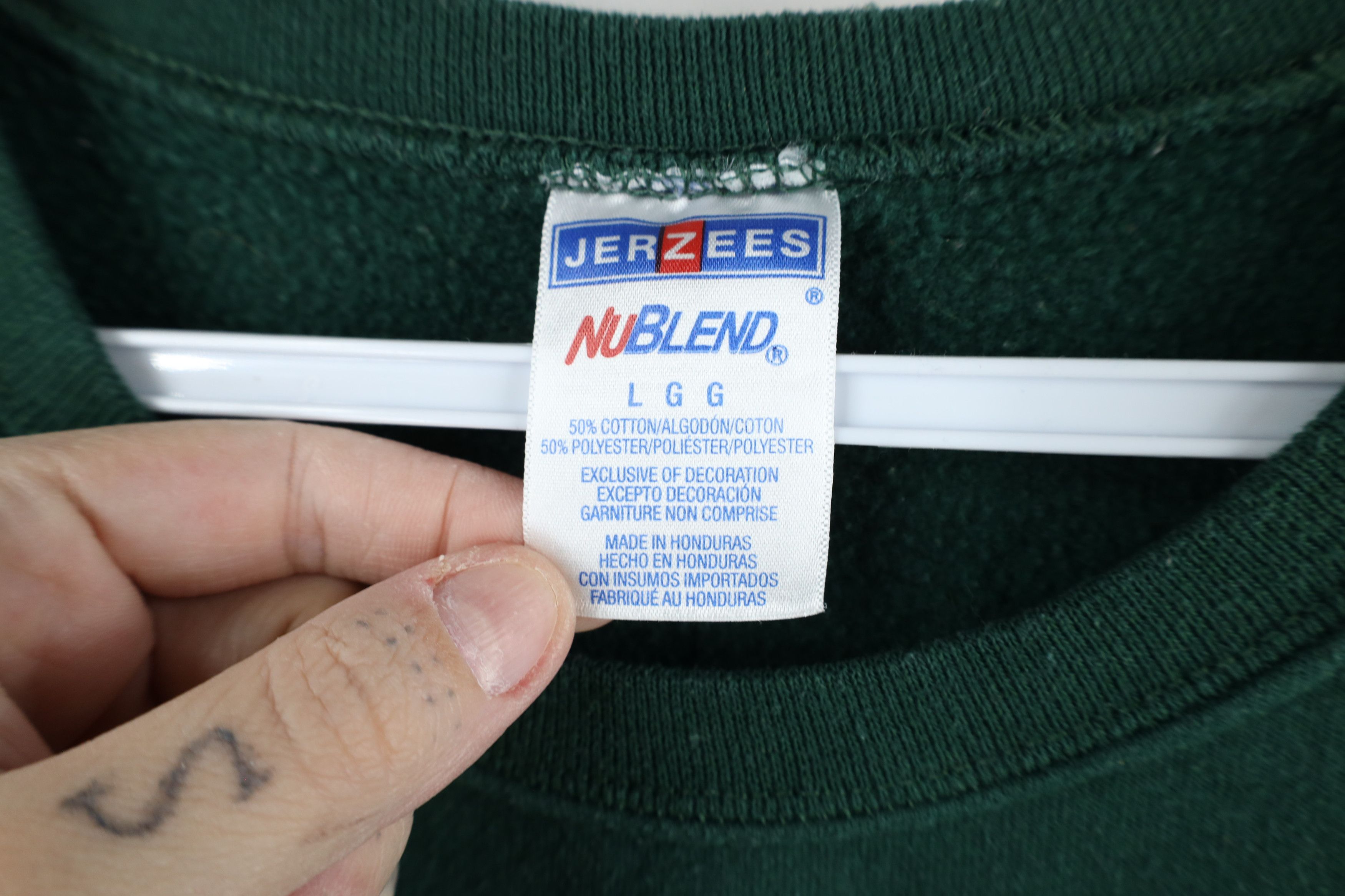 Vintage Vintage 90s Streetwear Pumpkins Crewneck Sweatshirt Green Size L / US 10 / IT 46 - 5 Thumbnail