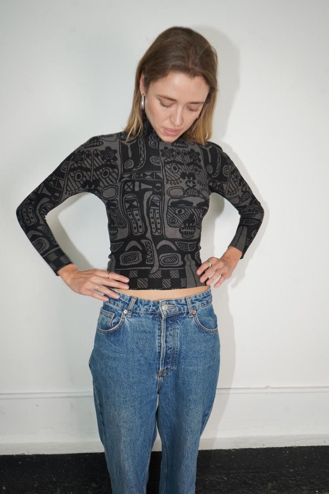Issey Miyake Issey Miyake Blouse Size ONE SIZE - 6 Thumbnail