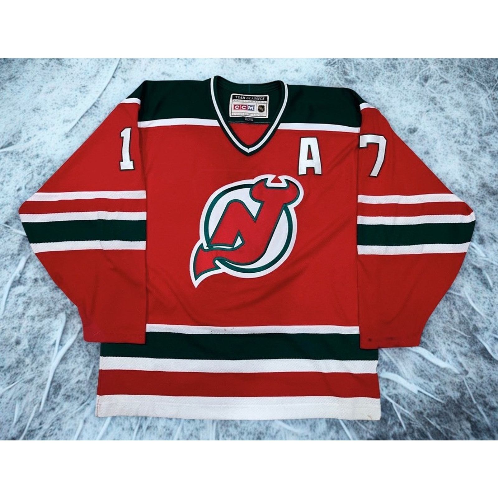 Ccm New Jersey Devils Ilya Kovalchuk CCM NHL Jersey 2XL Retro Size US XXL / EU 58 / 5 - 5 Thumbnail