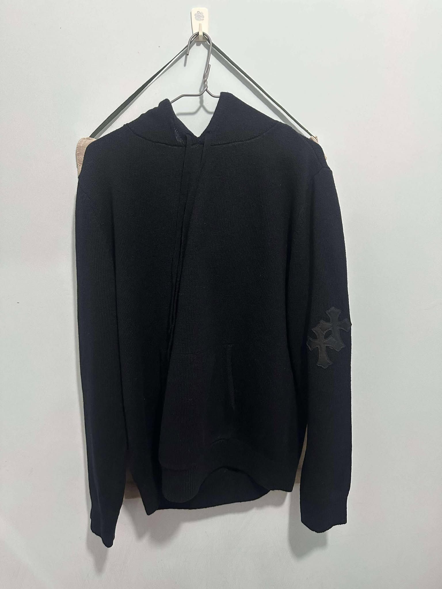 Chrome Hearts Cashmere Cross Patch Hoodie Size US M / EU 48-50 / 2 - 1 Thumbnail