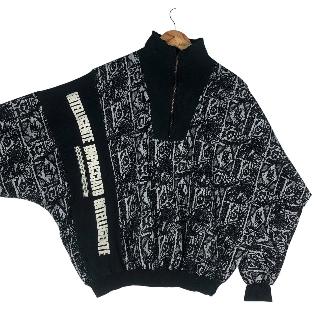 Japanese Brand Vintage Root Three Half Zipper Sweatshirt Size US M / EU 48-50 / 2 - 5 Thumbnail