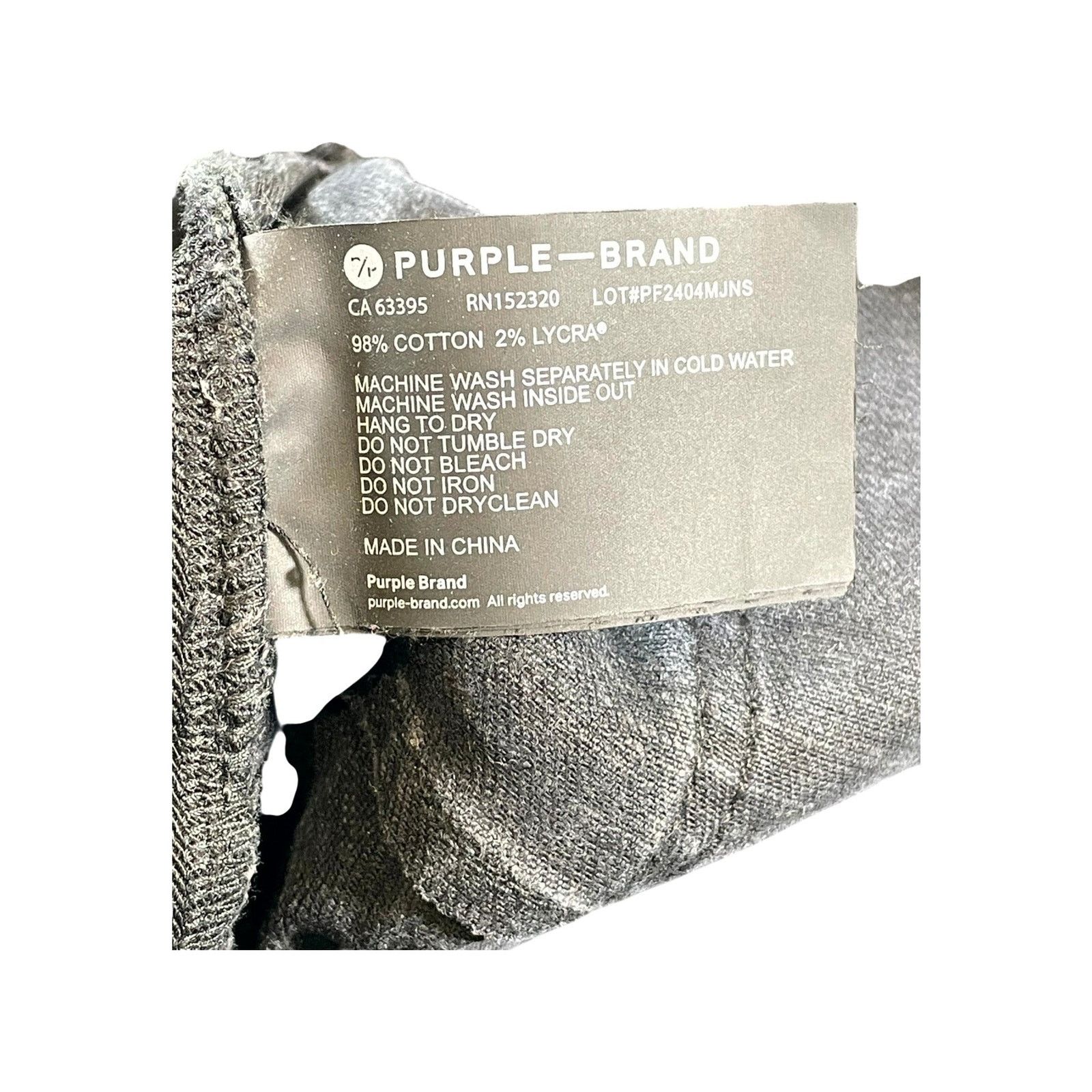 Purple Brand Purple Brand Plain Black Wash Jeans Size US 36 / EU 52 - 7 Thumbnail