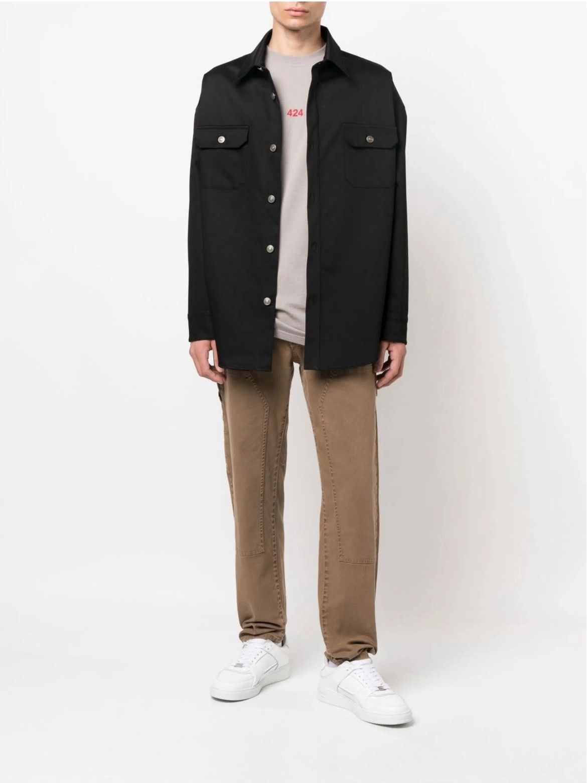 424 424 Shirt Jacket Size US XS / EU 42 / 0 - 3 Thumbnail
