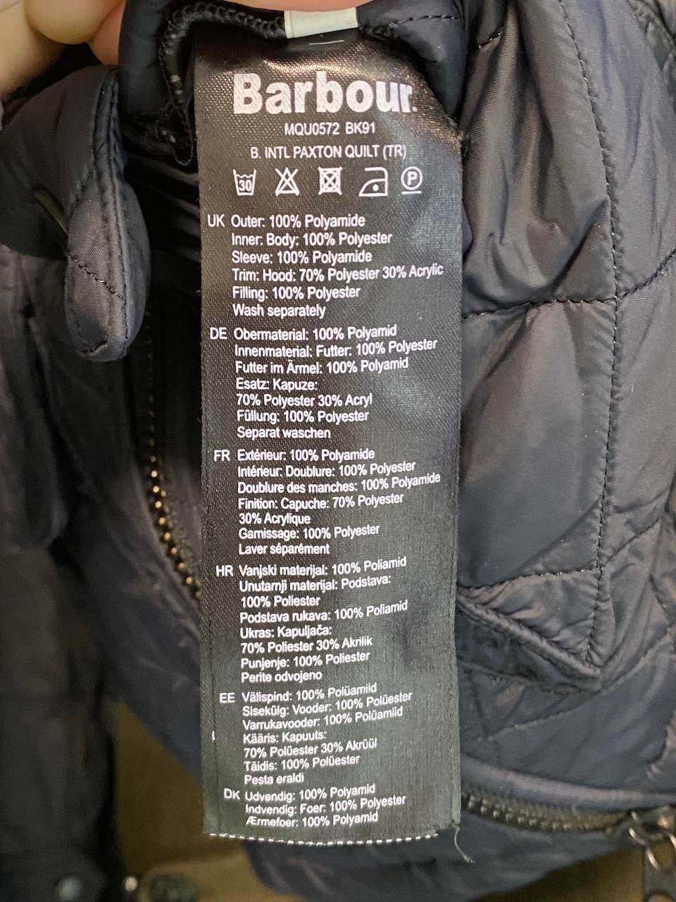 Barbour Barbour International Paxton Quilted Men Jacket Size US S / EU 44-46 / 1 - 16 Thumbnail