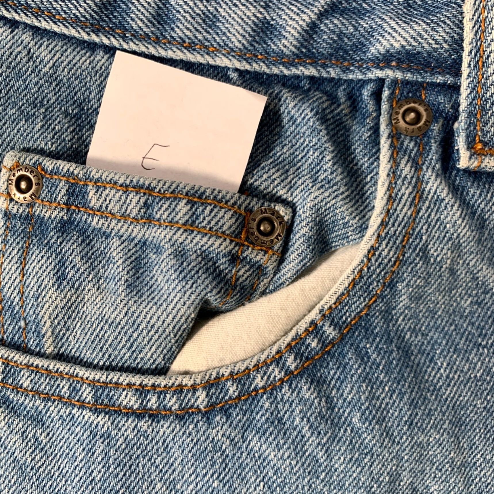 Vintage VINTAGE Member's Mark Jeans Mens 40 x 30 Regular Denim Blue 80s 90s Jean Mens Boys Womens? Size US 40 / EU 56 - 2 Thumbnail