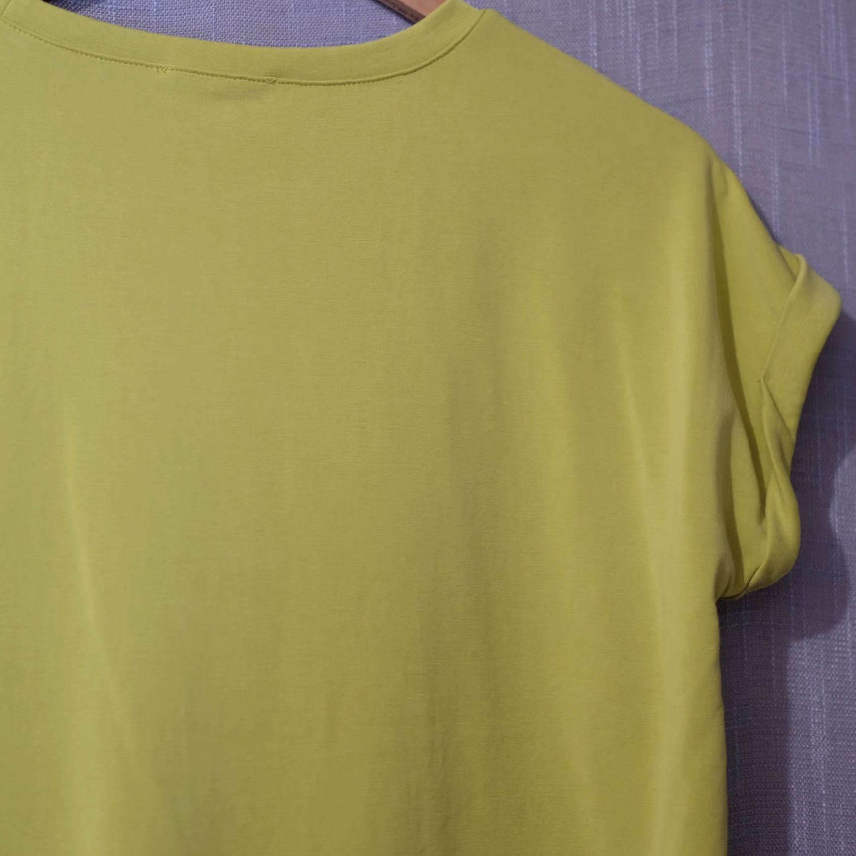 Vintage Cable & Gauge T-Shirt Womens S Dolman Sleeve Pockets Relaxed Fit Pale Citrus Short Sleeve Casual Workwear Modern Basic Trending - Mens? Size S / US 4 / IT 40 - 7 Thumbnail