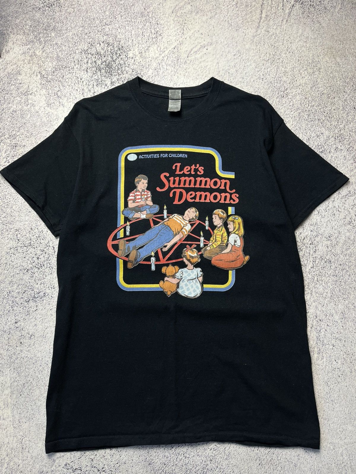 Vintage Vintage Let’s Summon Demons Humor T-Shirt Y2K Size US M / EU 48-50 / 2 - 6 Thumbnail