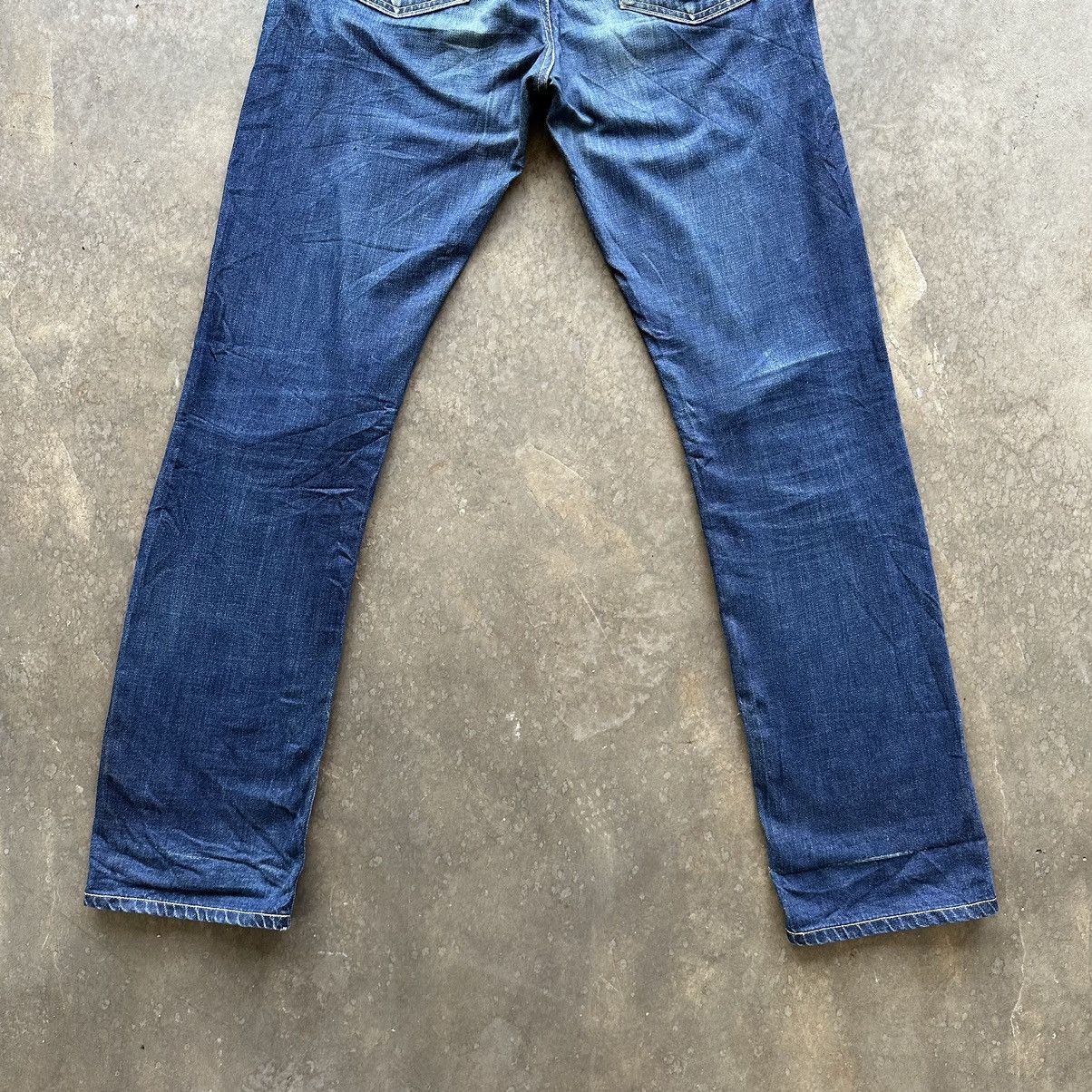 Edwin × Jean × Vintage Vintage Edwin Distressed Faded Denim Jean Pant W31 Size US 31 - 11 Thumbnail