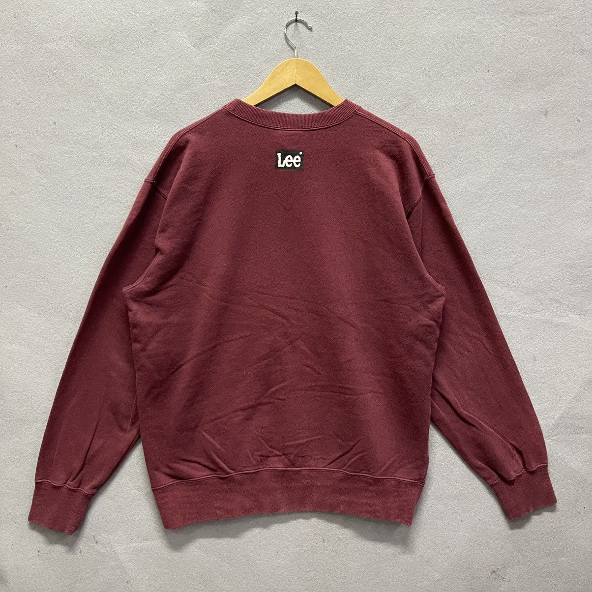 Lee 90s Lee Harvard Maroon Crewneck Sweatshirt Size US XL / EU 56 / 4 - 7 Thumbnail