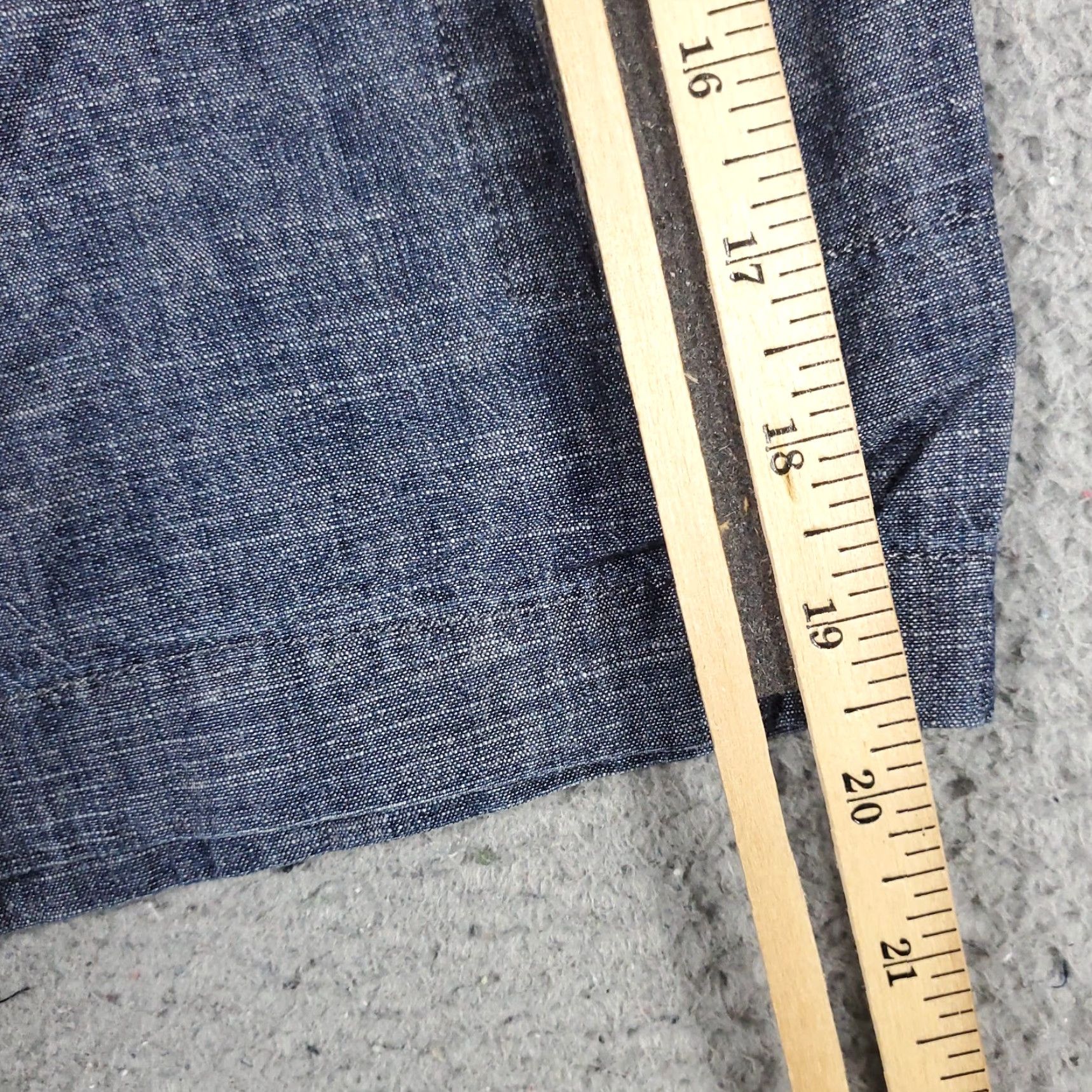 Nautica VINTAGE Nautica Cargo Shorts Mens 2XL Blue Cotton Casual Flat Front Size US 41 - 5 Thumbnail