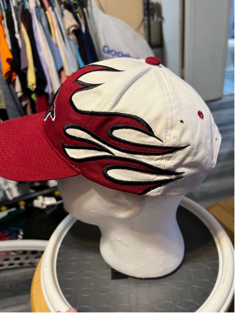 Other Men's Tail Gate Gear Arkansas Razorbacks Red White Flame Hat Size ONE SIZE - 2 Thumbnail