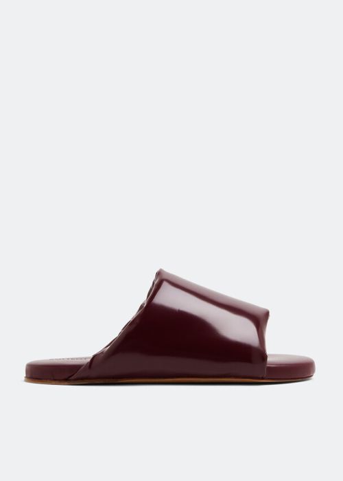 Bottega Veneta o1bcso1str0925 Cushion Mules in Red Size US 13 / EU 46 - 1 Thumbnail