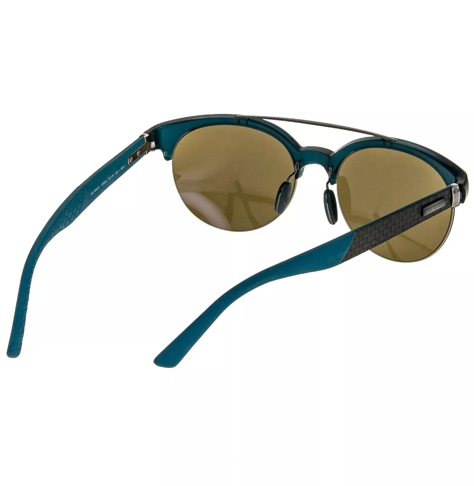 Gucci GUCCI Round GG1069S Matte Blue Unisex Sunglasses 1069 Size ONE SIZE - 4 Thumbnail