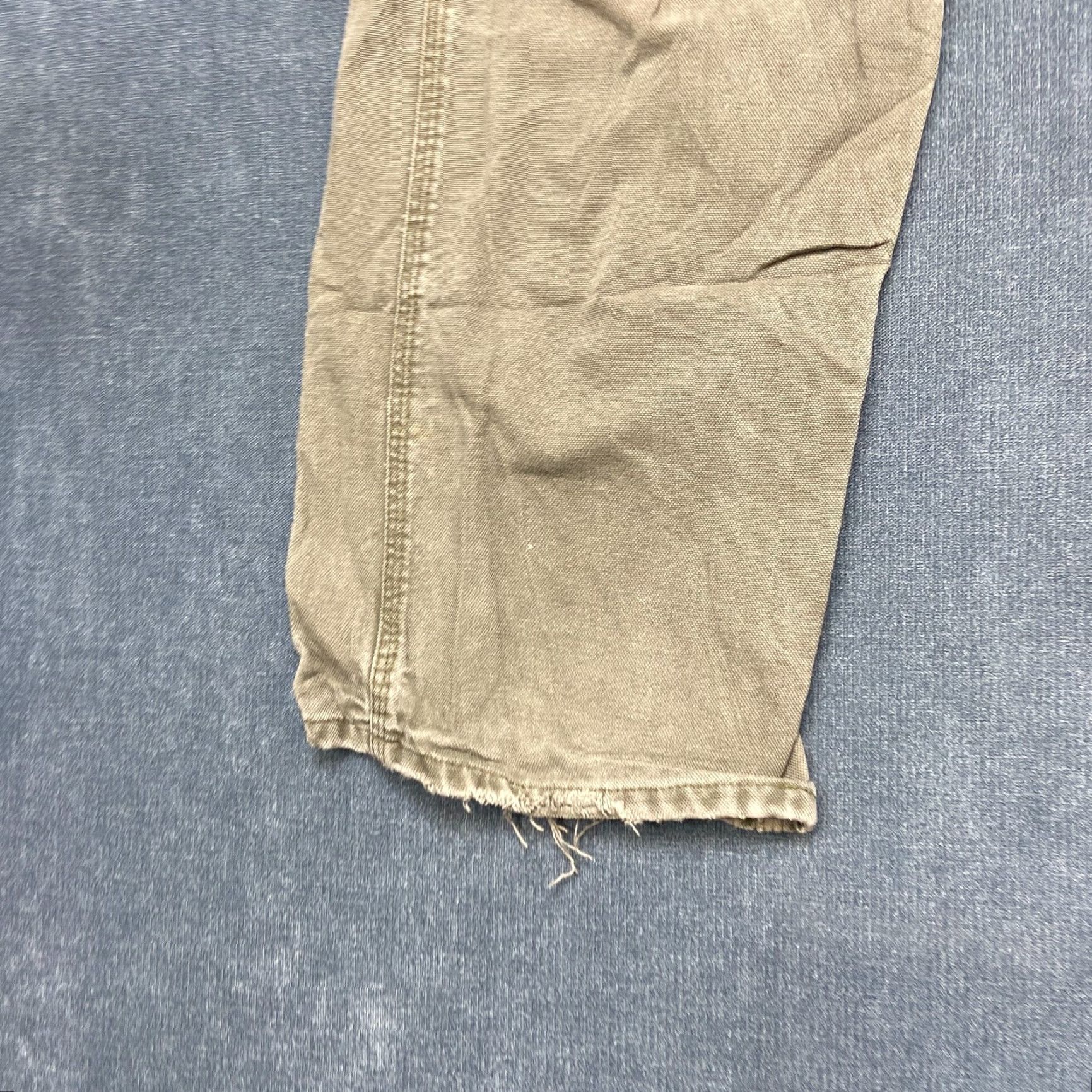 Carhartt Carhartt Mens 34x30 Green Carpenter Pants Straight Leg Outdoor Workwear Flat Front Pants Mens Green Carhartt 34x30 Outdoor Workwear Size US 34 / EU 50 - 2 Thumbnail
