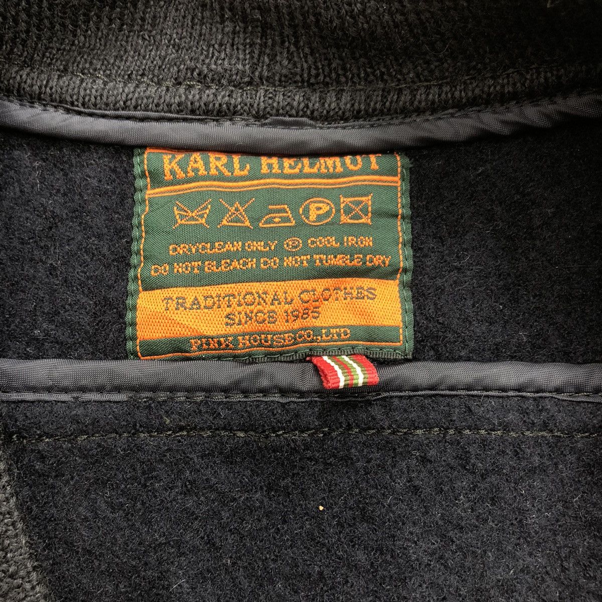Japanese Brand × Karl Helmut Vintage Karl Helmut Pink House 3D Multi Pocket Wool Vest Size US L / EU 52-54 / 3 - 12 Thumbnail