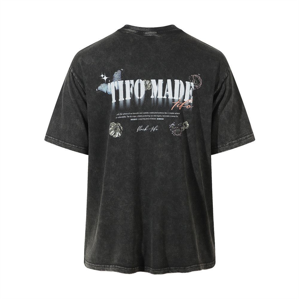 Japanese Brand × Vintage Dark skull skeleton washed distressed T-shirt for men Size US M / EU 48-50 / 2 - 2 Thumbnail