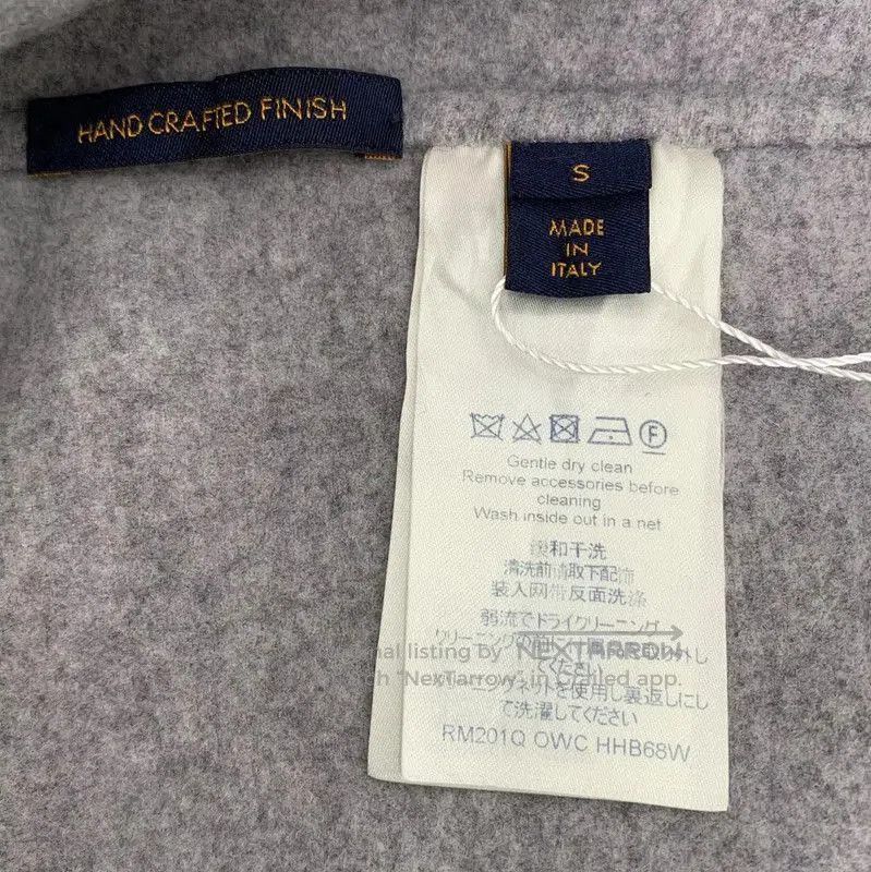 Louis Vuitton Louis Vuitton Gray Wool Hoodie for Men . Size US S / EU 44-46 / 1 - 8 Thumbnail
