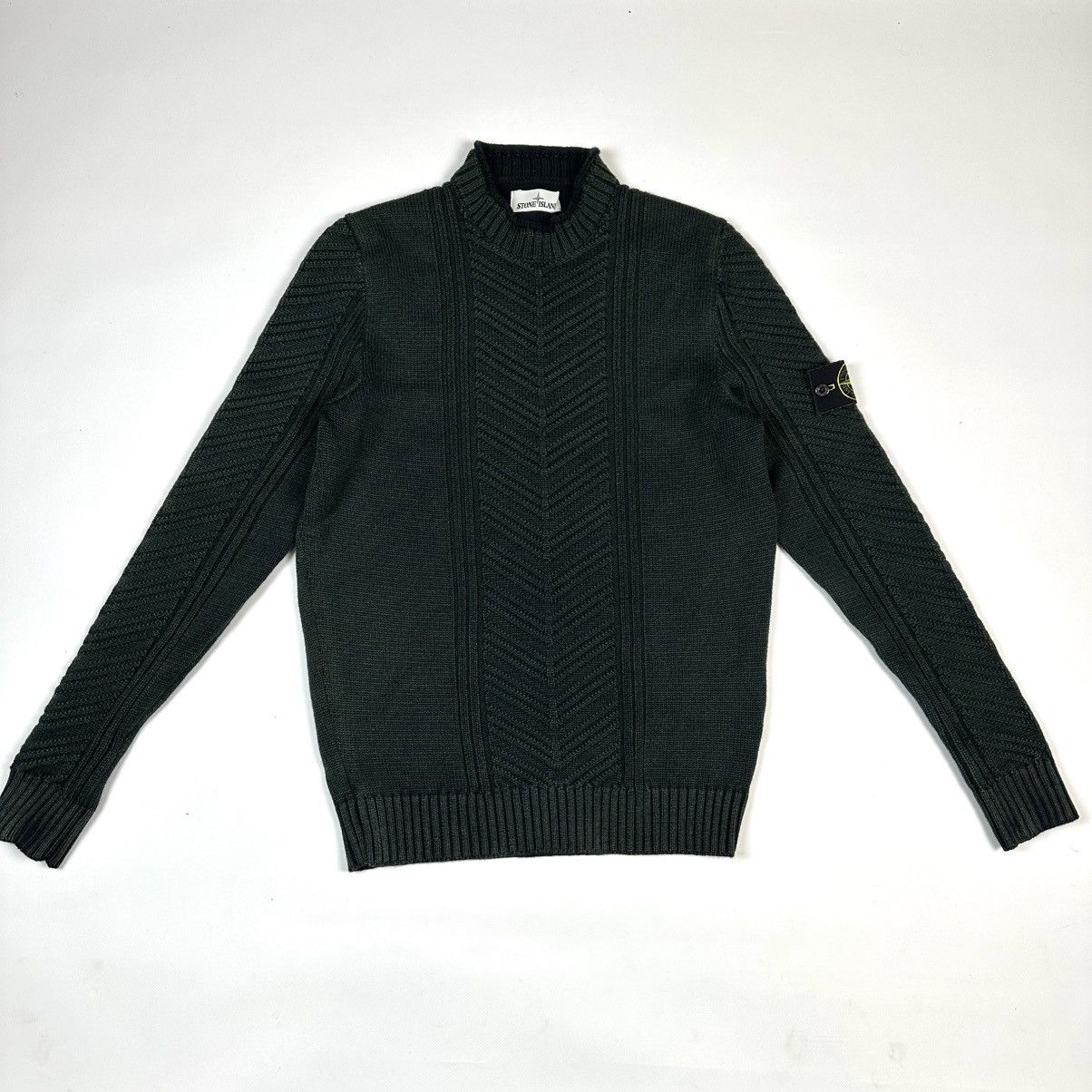 Stone Island Knit Sweater Pullover Green Men’s Size XL