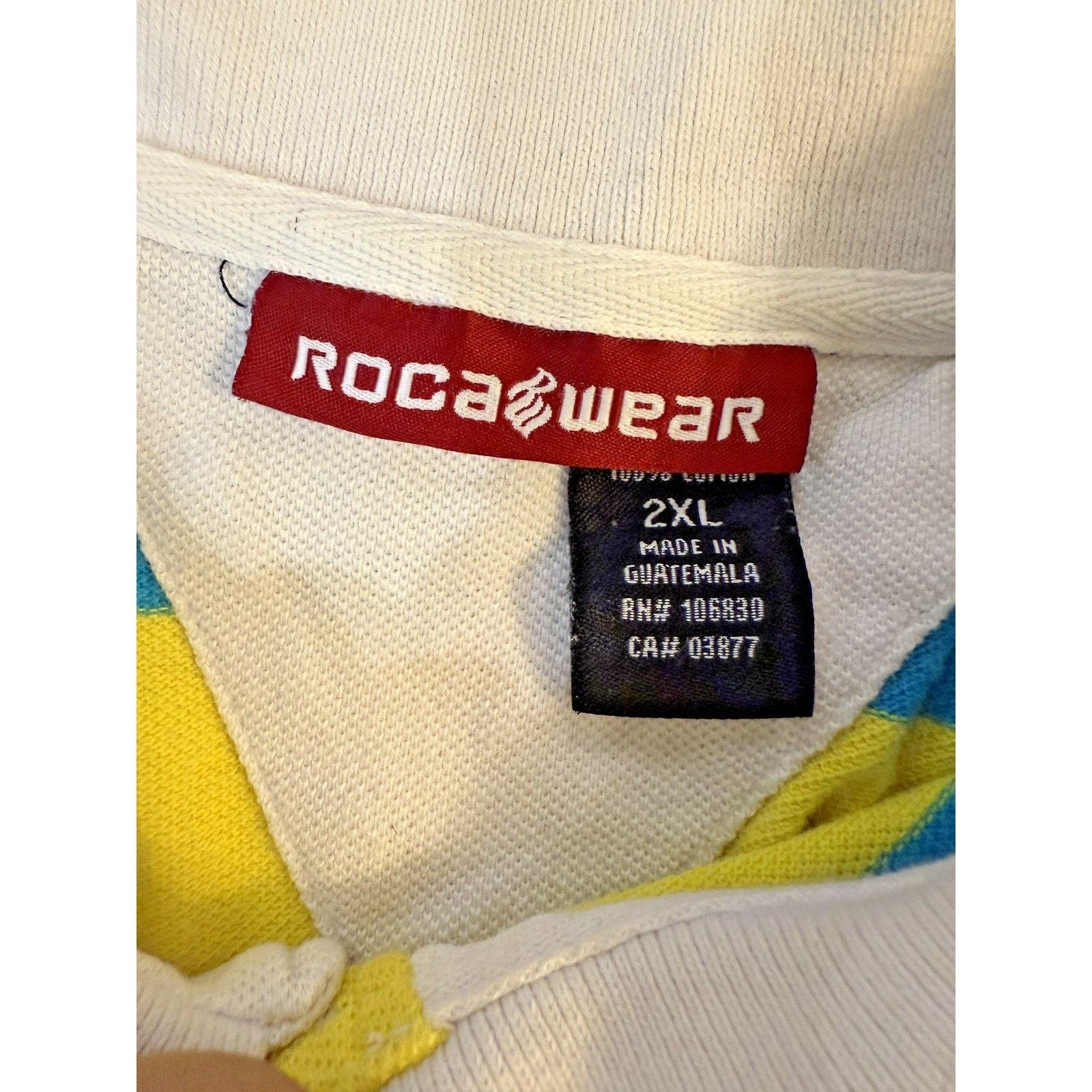 Rocawear Vintage Y2K Rocawear Polo Shirt Mens 2XL Hip Hop Streetwear Size US XXL / EU 58 / 5 - 3 Thumbnail