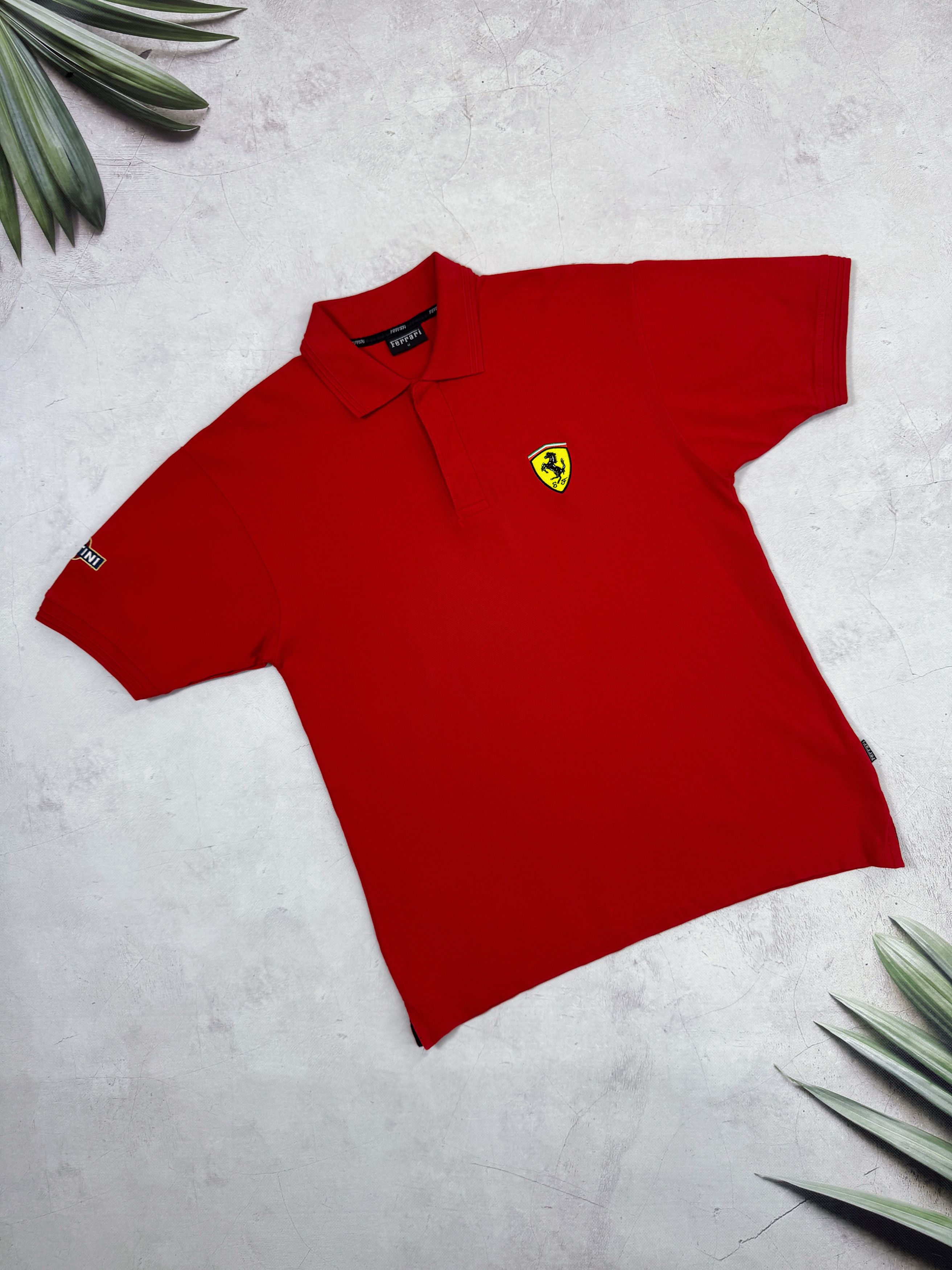 Ferrari Y2K Ferrari Polo T-Shirt Martini Racing F1 Team Red Size US M / EU 48-50 / 2 - 5 Thumbnail