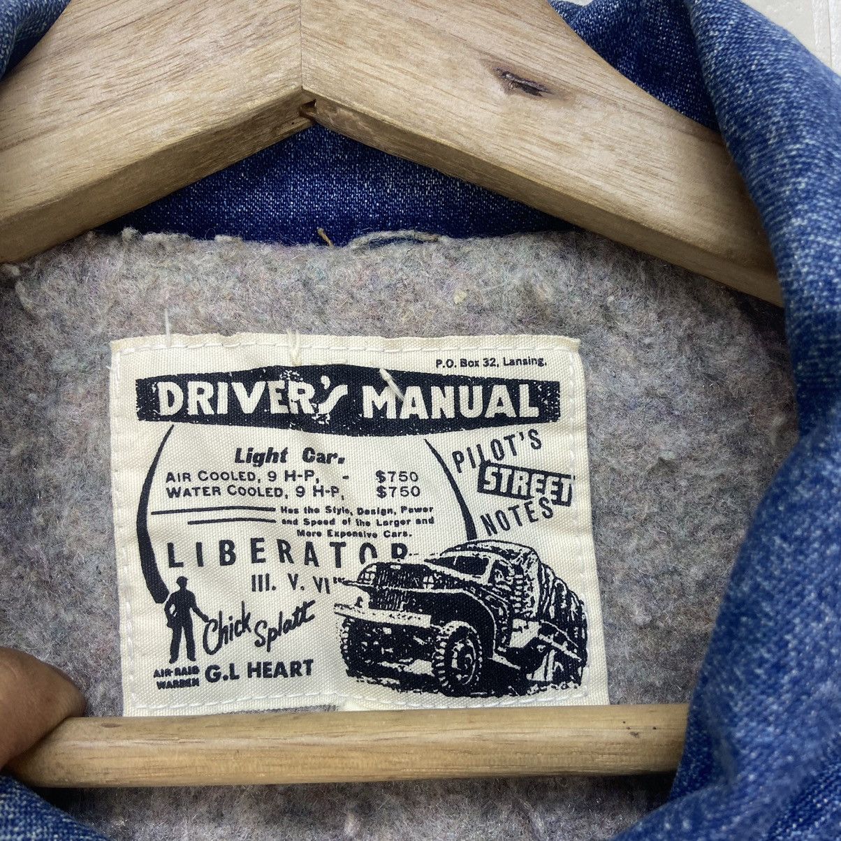 Japanese Brand Vtg G.L Heart Lansing Driver’s Manual Denim Trucker Jacket Size US M / EU 48-50 / 2 - 16 Thumbnail